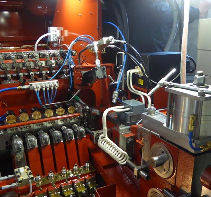 hot heading induction heating